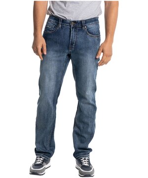 Jean en denim extensible coupe sportive pour hommes, Lois, Brandon