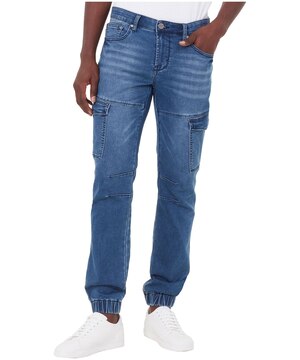 Pantalon extensible cargo à taille basse pour hommes, Black Bull, Carter