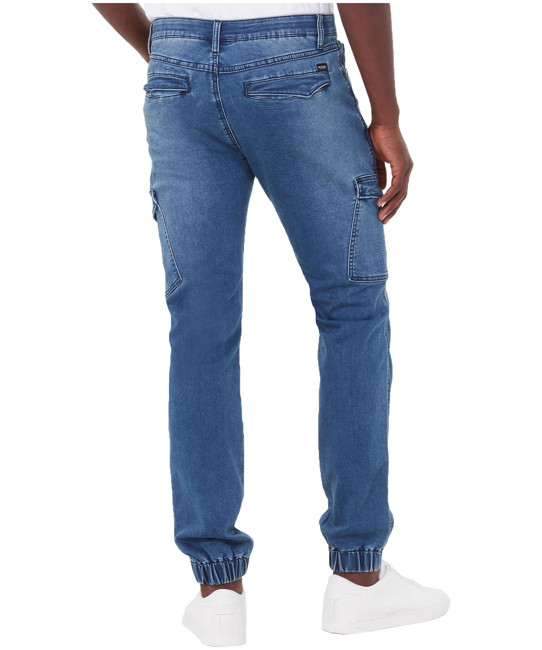 Pantalon extensible cargo à taille basse pour hommes, Black Bull, Carter