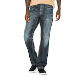 Silver Men's Grayson Easy Fit Straight Leg Jeans Front_Flat