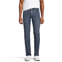 Lois Jean à jambe droite en denim extensible pour hommes, Brad Front_Flat