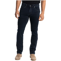 Lois Jean coupe étroite en denim au délavé foncé pour hommes, Peter Front_Flat
