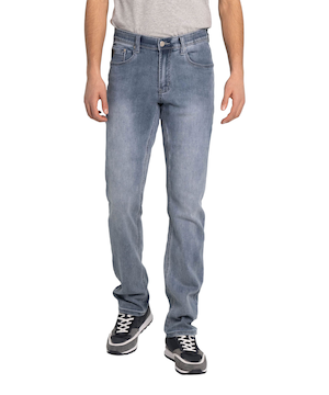 Lois Men's Peter Slim Fit Stretch Knit Denim Jeans - Medium Wash