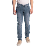 Lois Men's Peter Slim Fit Stretch Knit Denim Jeans - Medium Wash Front_Flat