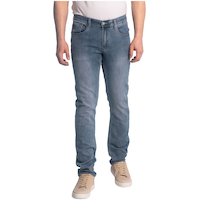 Lois Men's Peter Slim Fit Stretch Knit Denim Jeans - Medium Wash Front_Flat