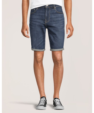 Denver Hayes Men's Mid Rise Stretch Denim Shorts