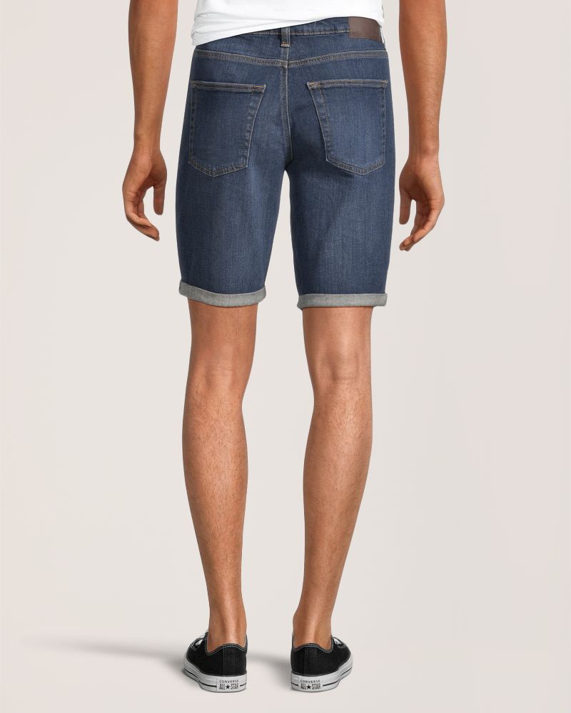 Denver Hayes Men's Mid Rise Stretch Denim Shorts