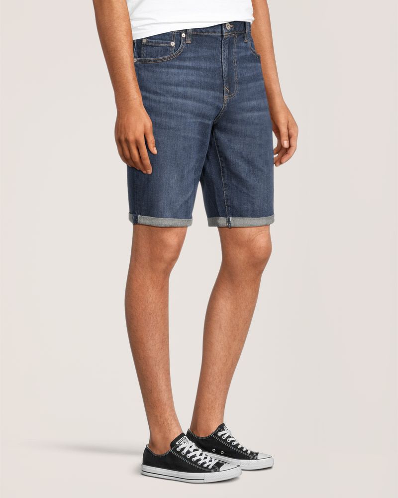 Denver Hayes Men's Mid Rise Stretch Denim Shorts