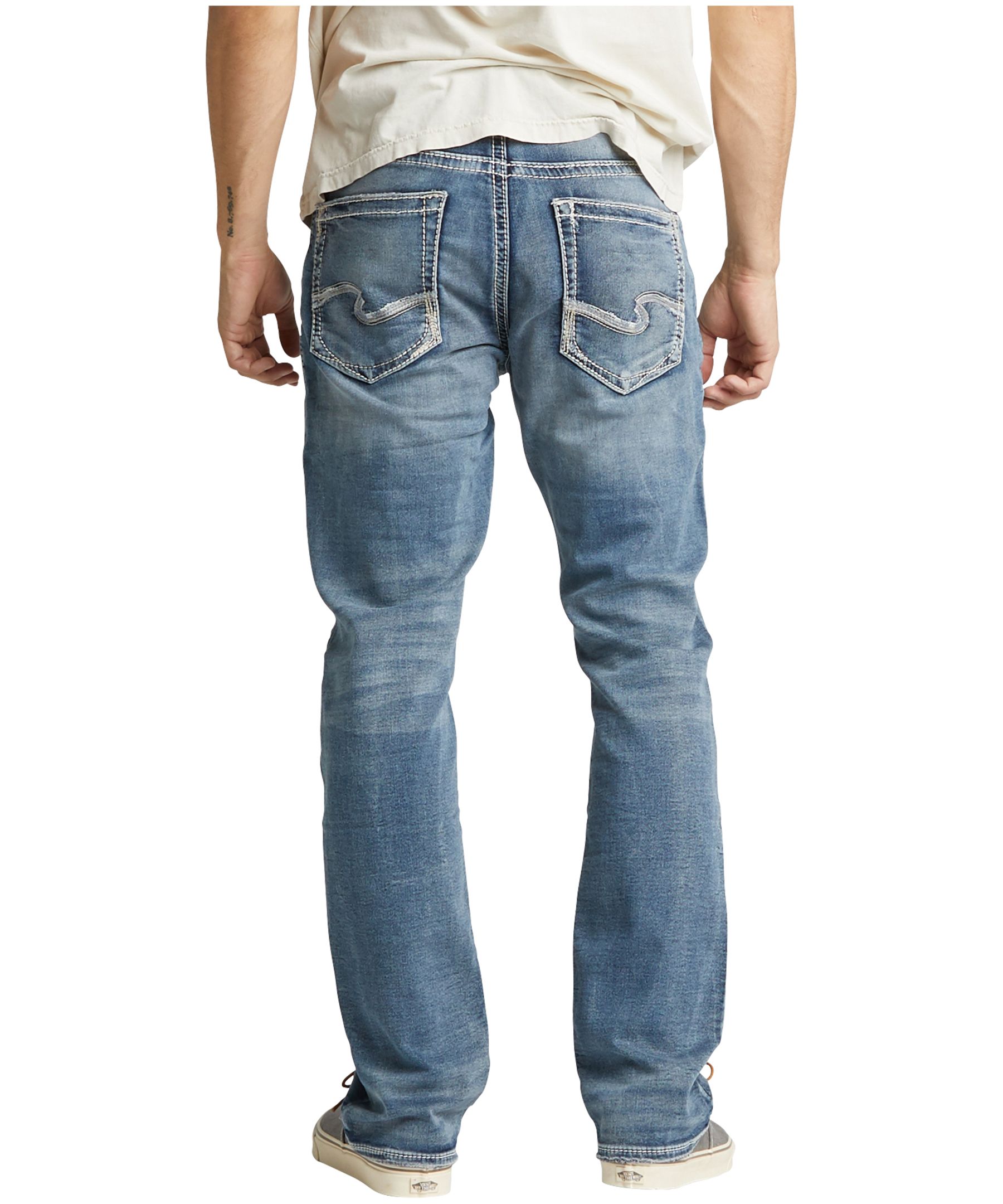 Silver Men's Grayson Easy Fit Straight Leg Jeans