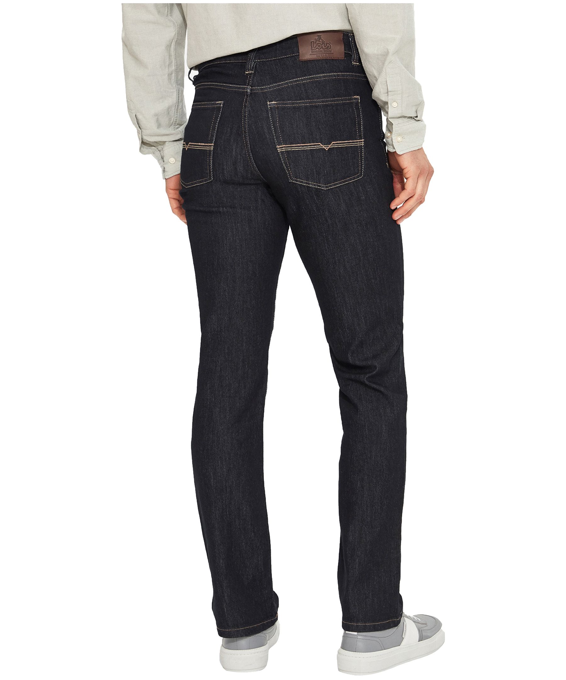 Jean surdimensionné en denim extensible à jambe droite pour hommes, Brad, Lois - En ligne seulement