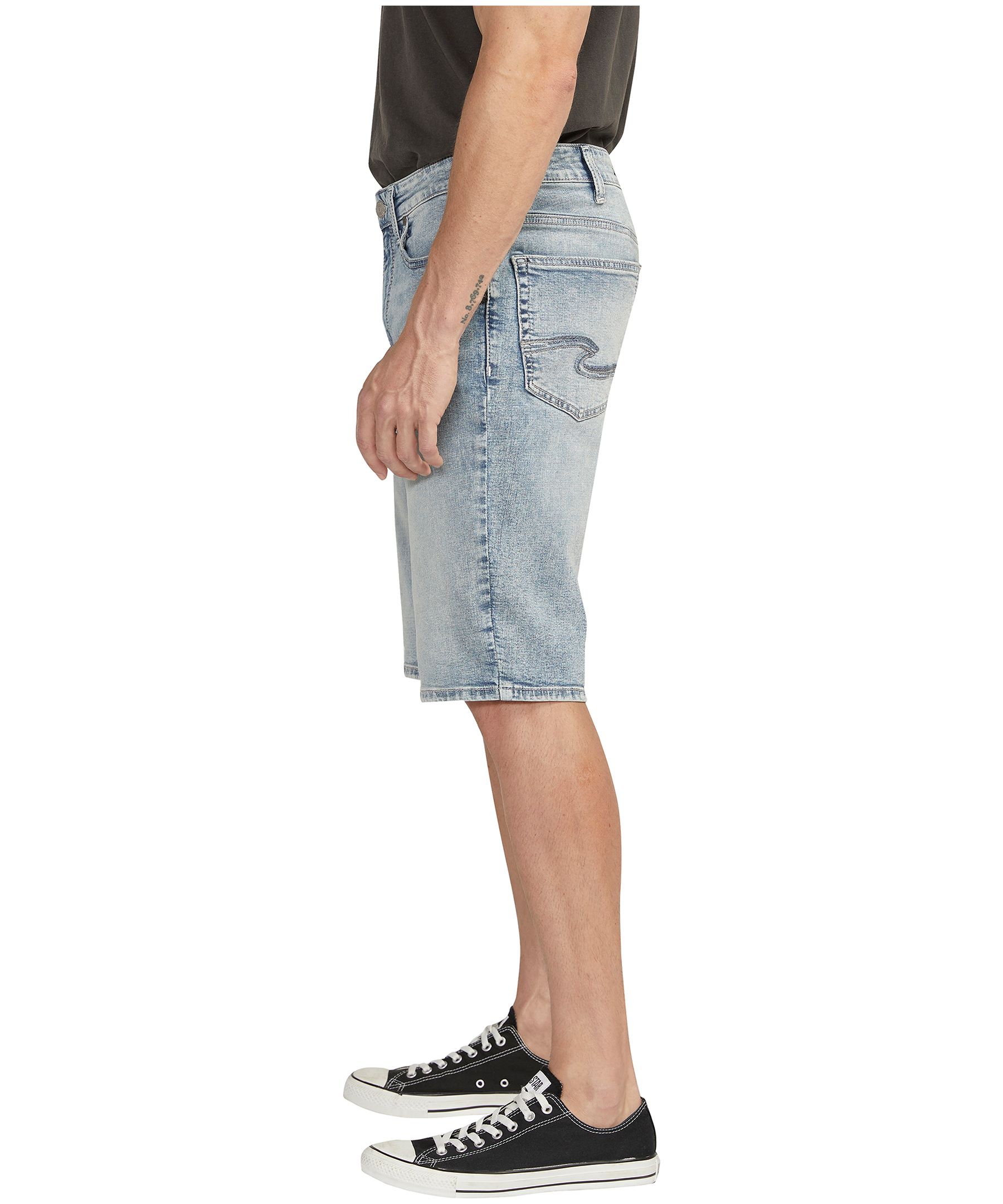 Silver Men's Zac Mid Rise Denim Shorts