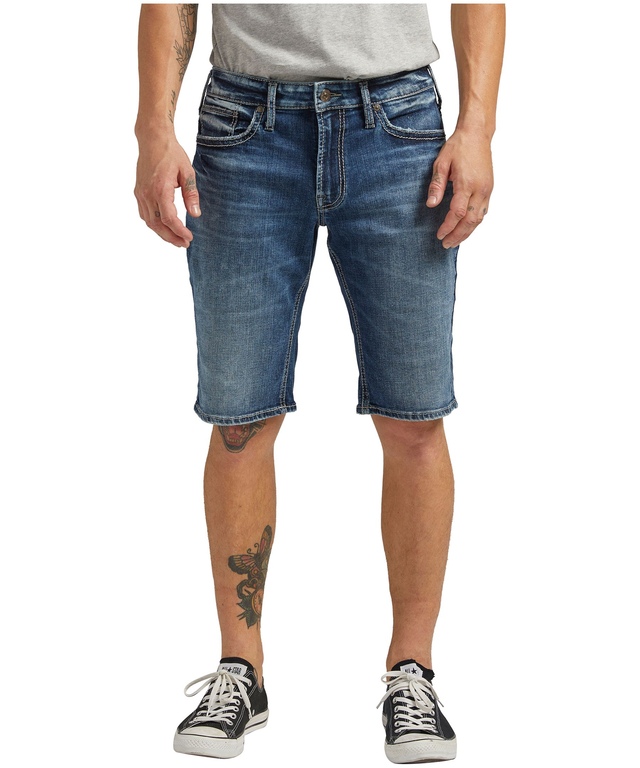 Silver Men's Zac Mid Rise Relaxed Fit Shorts