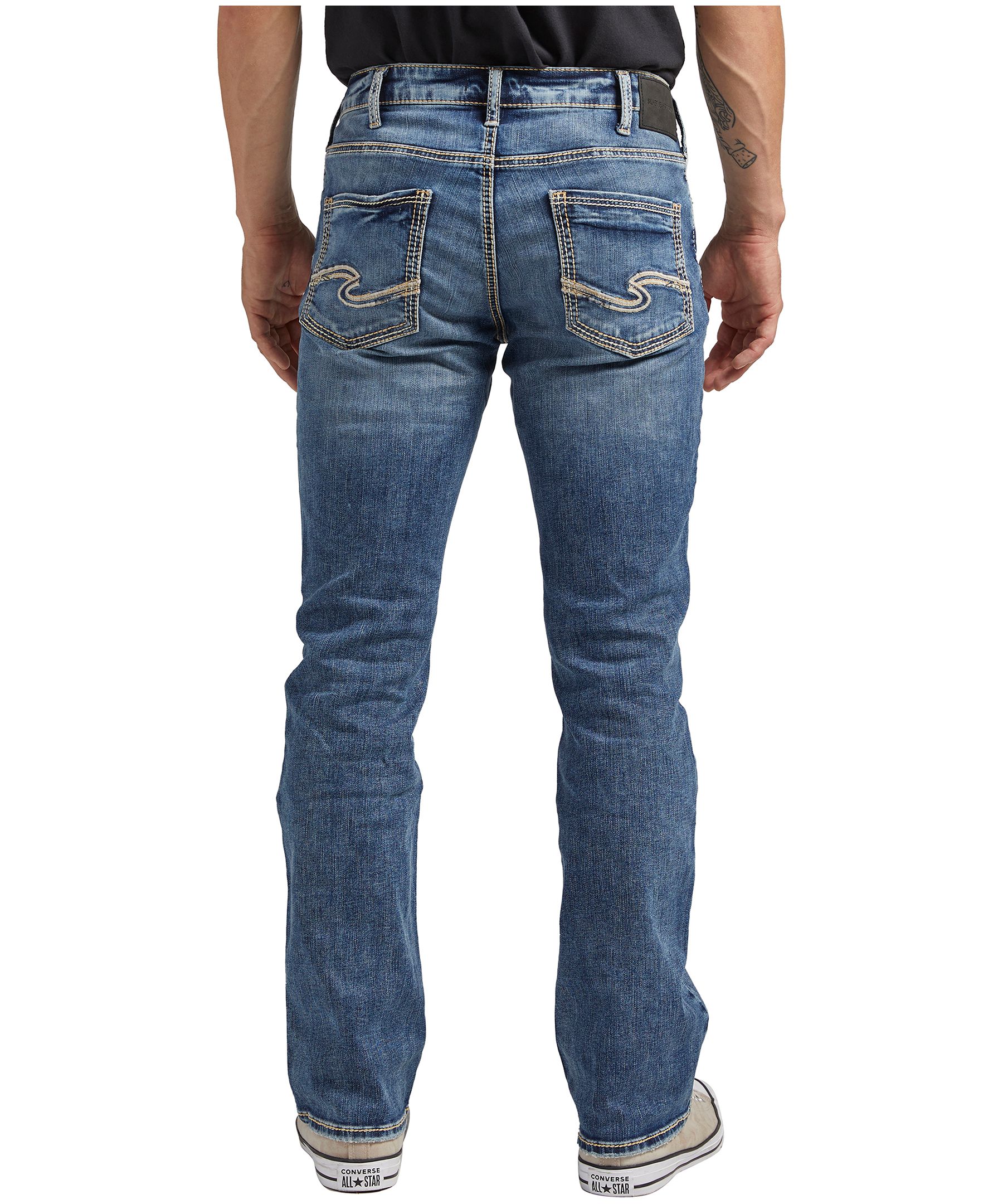 Men's boot cut low best sale rise jeans