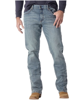 Wrangler Hommes Retro Rise Slim Bootcut Stretch Denim Jeans