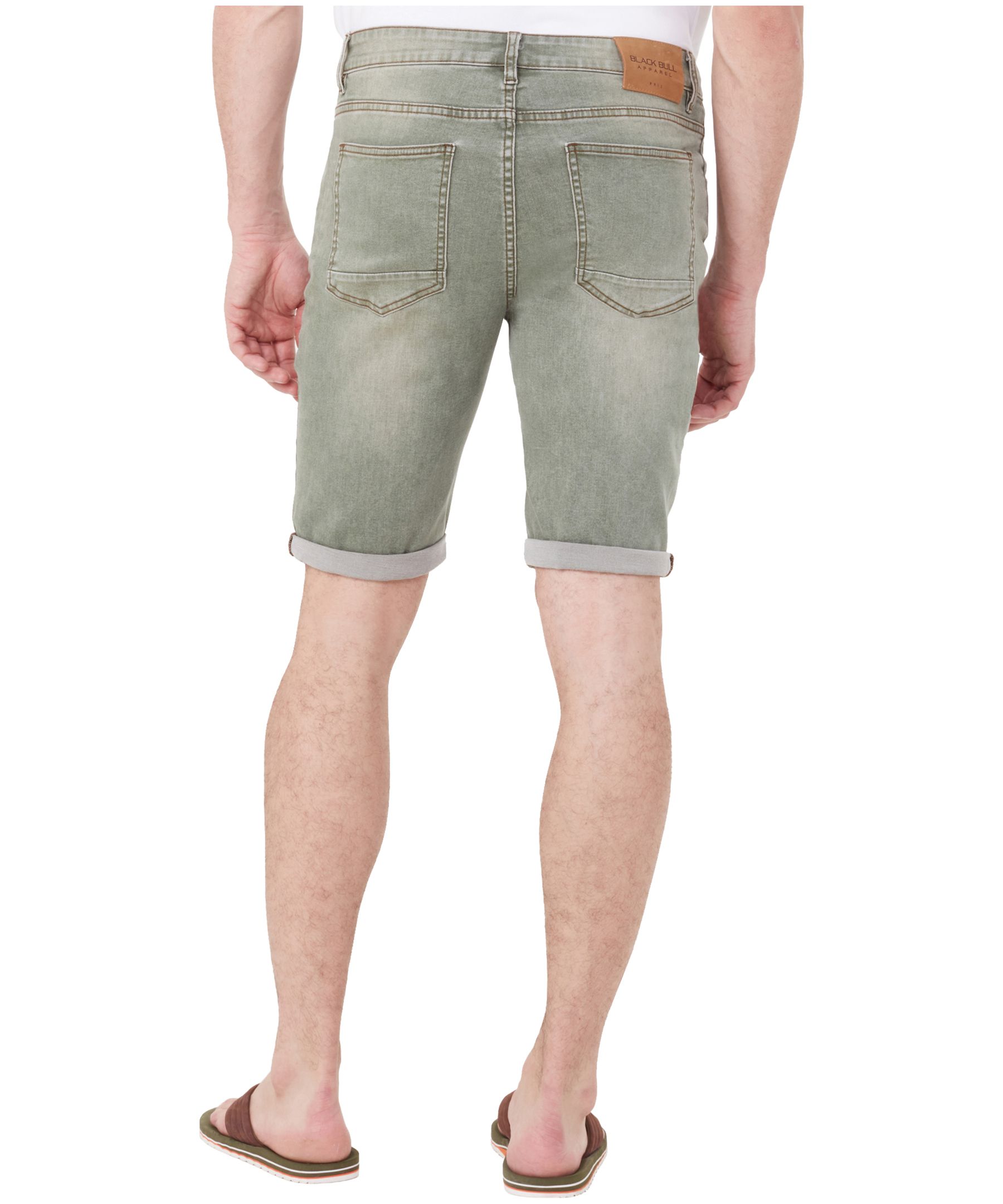 Black Bull Men's Luke Low Rise Relaxed Fit 10.5 Inch Khaki Shorts
