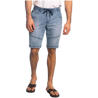 Short en jean de style bermuda à taille élastique pour hommes, Lois Front_Flat
