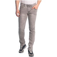 Jean coupe étroite à taille mi-basse pour hommes, Lois, Peter Front_Flat