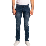 Jean fuselé étroit à taille basse pour hommes, Black Bull, Mad Front_Flat