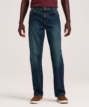 Denver Hayes Men's FLEXTECH Relax Fit Tapered Leg Jeans