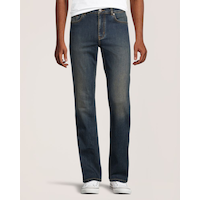 Denver Hayes Men's FLEXTECH Relax Fit Tapered Leg Jeans Front_Flat