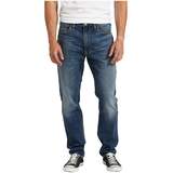 Silver Men's Risto Athletic Skinny Flex Denim Jeans Front_Flat
