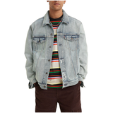 Veste camionneur à coupe décontractée en denim pour hommes, Levi's Front_Flat