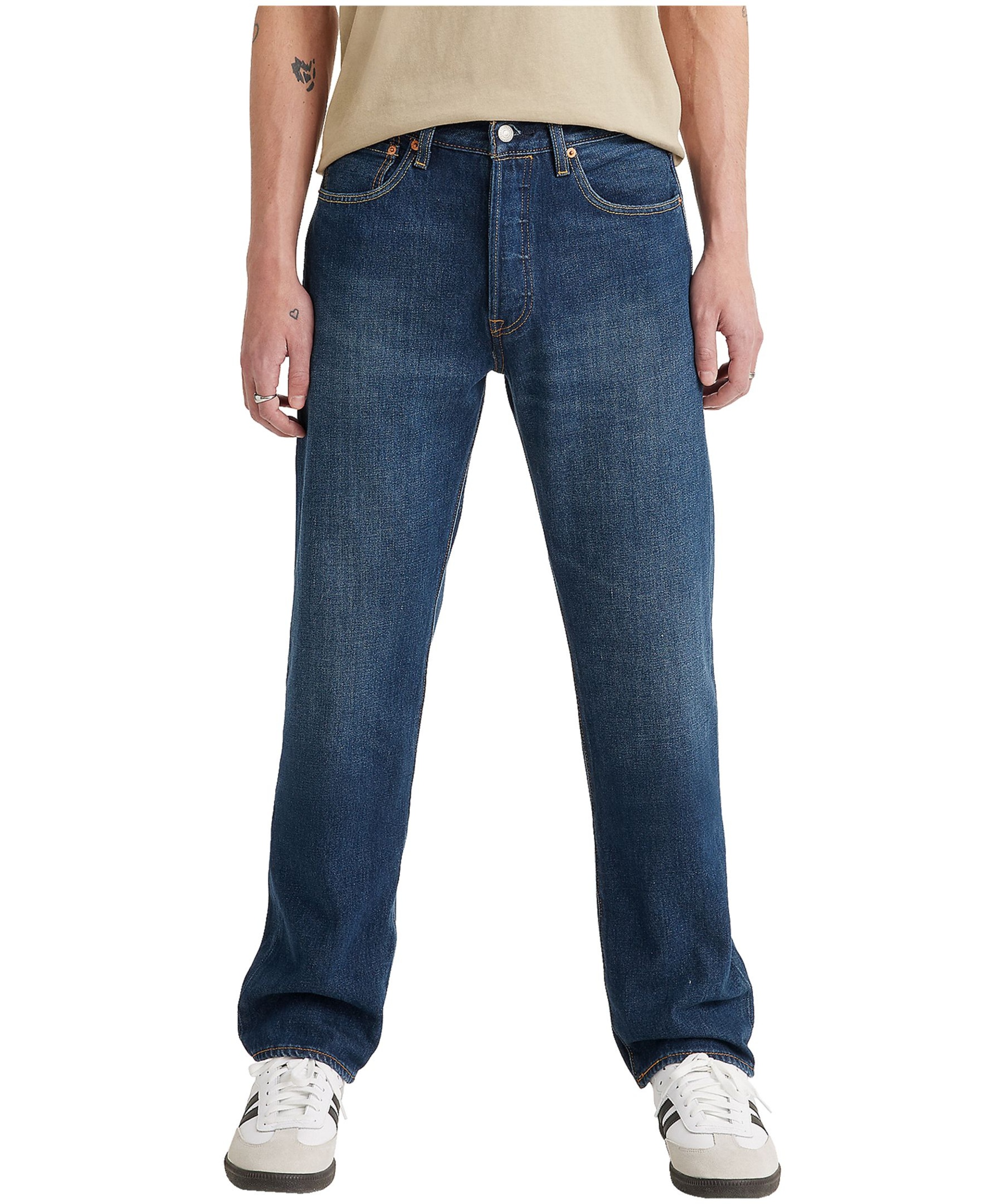 Levi's Men's 501 Button Fly Straight Leg Jeans | Marks