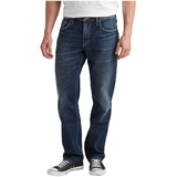 Silver Men's Machray Classic Straight Fit Jeans Front_Flat