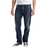 Silver Men's Machray Classic Straight Fit Jeans Front_Flat