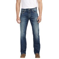 Silver Men's Jace Slim-Fit Bootcut Jeans Front_Flat