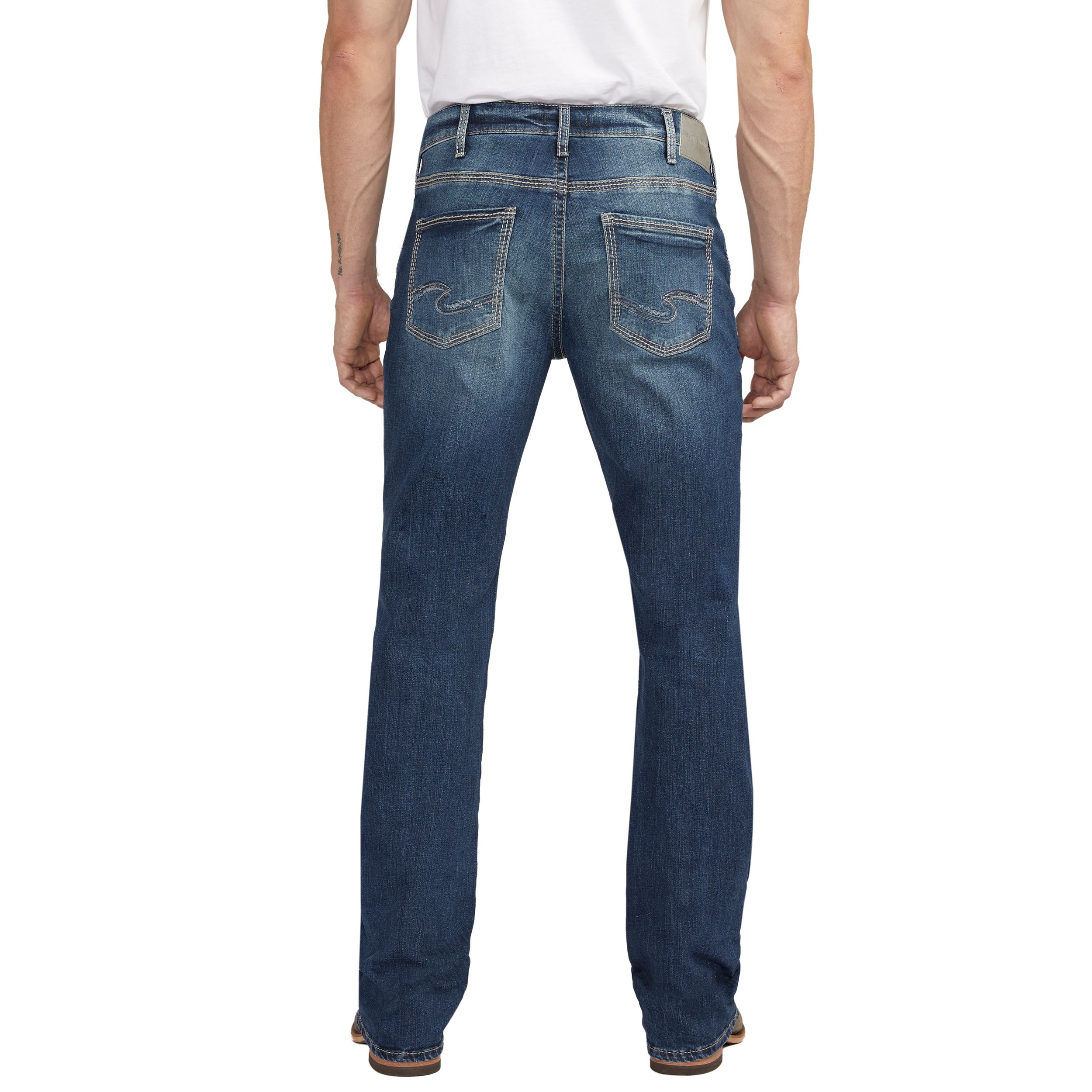 Silver Men's Jace Slim-Fit Bootcut Jeans | Mark's