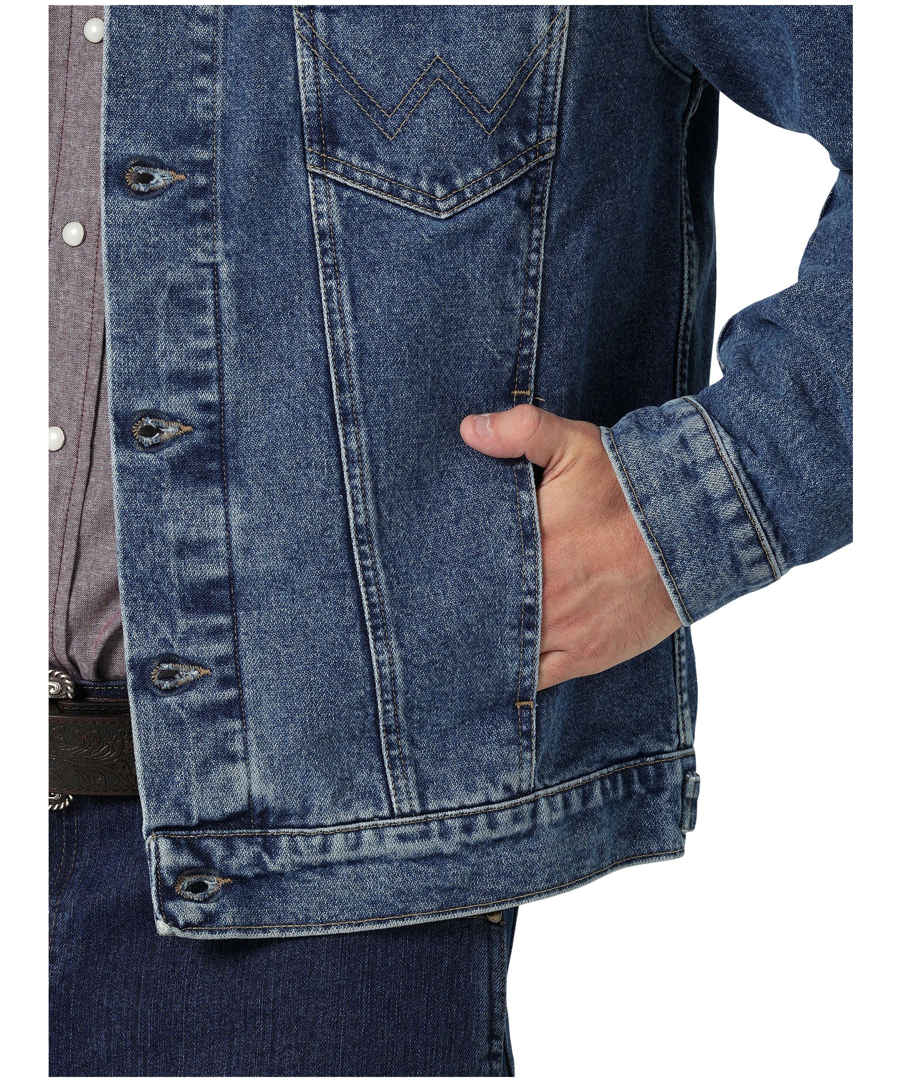 Veste en denim pour hommes, Wrangler