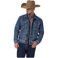 Wrangler Men's Denim Jacket Front_Flat