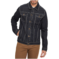 Lois Men's Bill Denim Jacket Front_Flat
