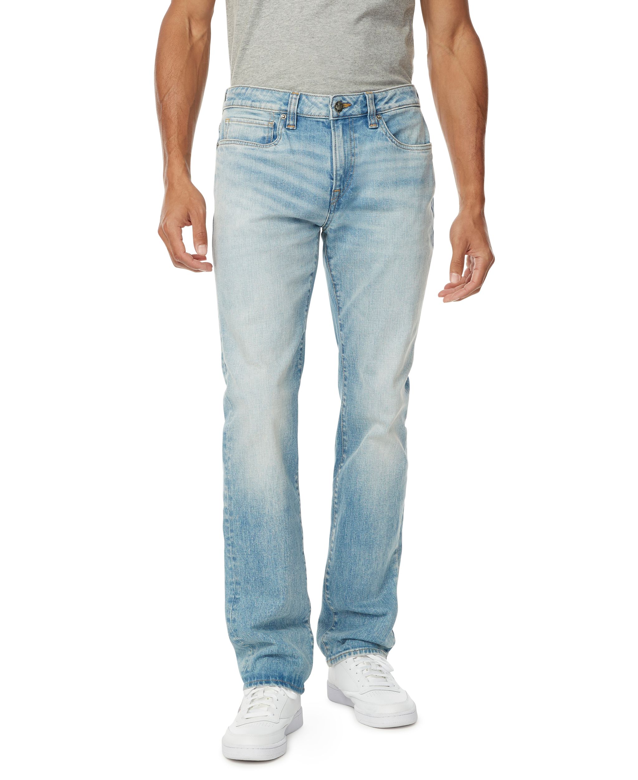 Buffalo Men's Six Straight Leg Acid Wash Jeans