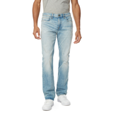Buffalo Men's Six Straight Leg Acid Wash Jeans Front_Flat