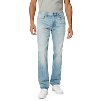 Buffalo Men's Six Straight Leg Acid Wash Jeans Front_Flat