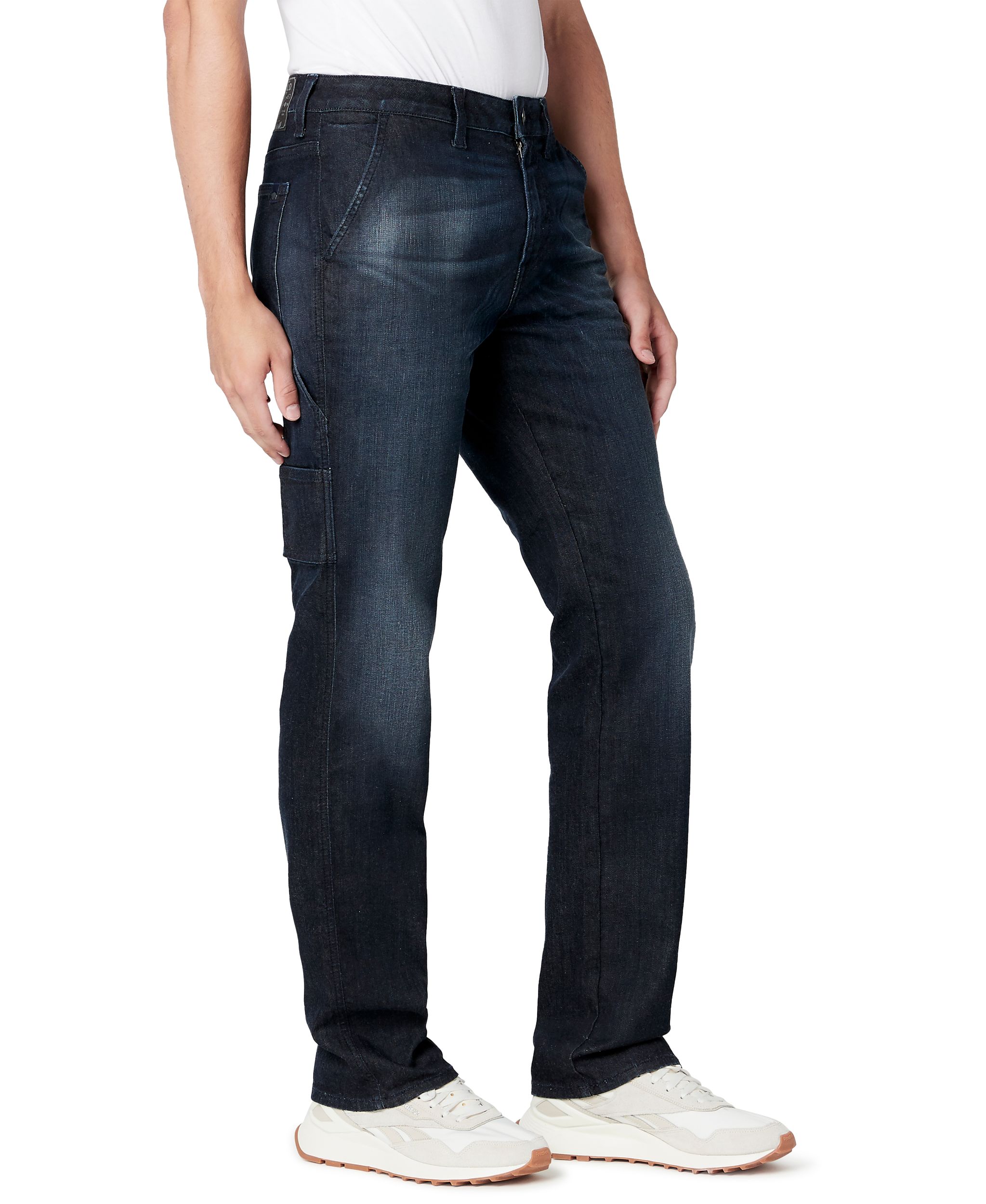 Jean décontracté à jambe droite en denim extensible pour hommes, Buffalo, Driven