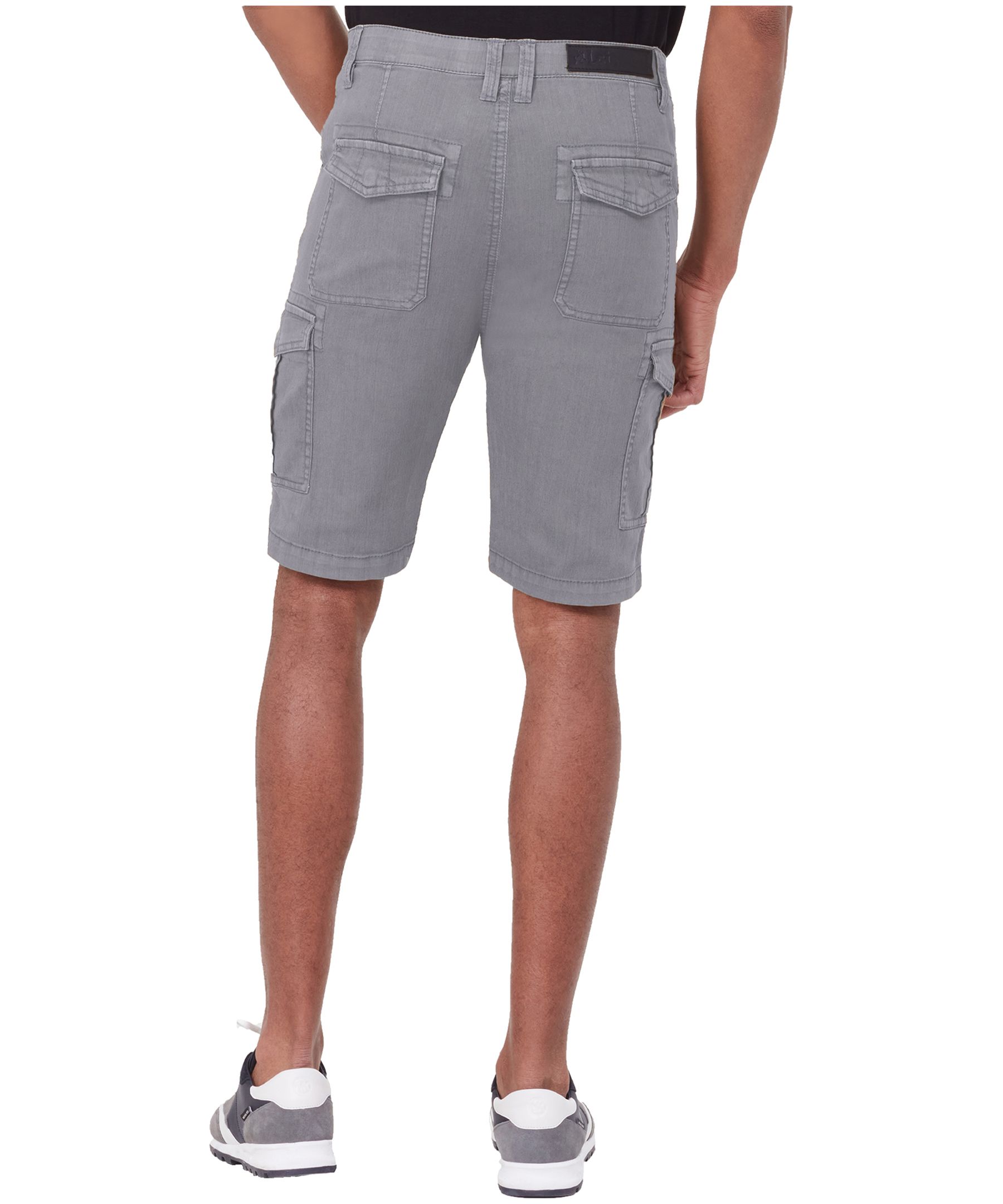 Lois Men's Enrique Mid Rise Elastic Waist Cargo Shorts