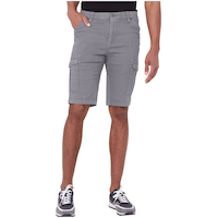 Lois Men's Enrique Mid Rise Elastic Waist Cargo Shorts Front_Flat