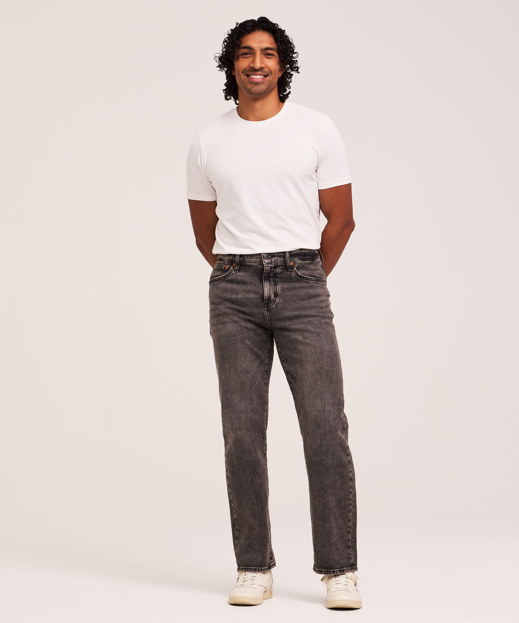 Denver Hayes Men's FLEXTECH Loose Fit Straight Leg Jeans