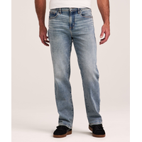 Denver Hayes Men's FLEXTECH Loose Fit Straight Leg Jeans Front_Flat