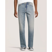 Denver Hayes Men's FLEXTECH Loose Fit Straight Leg Jeans Front_Flat