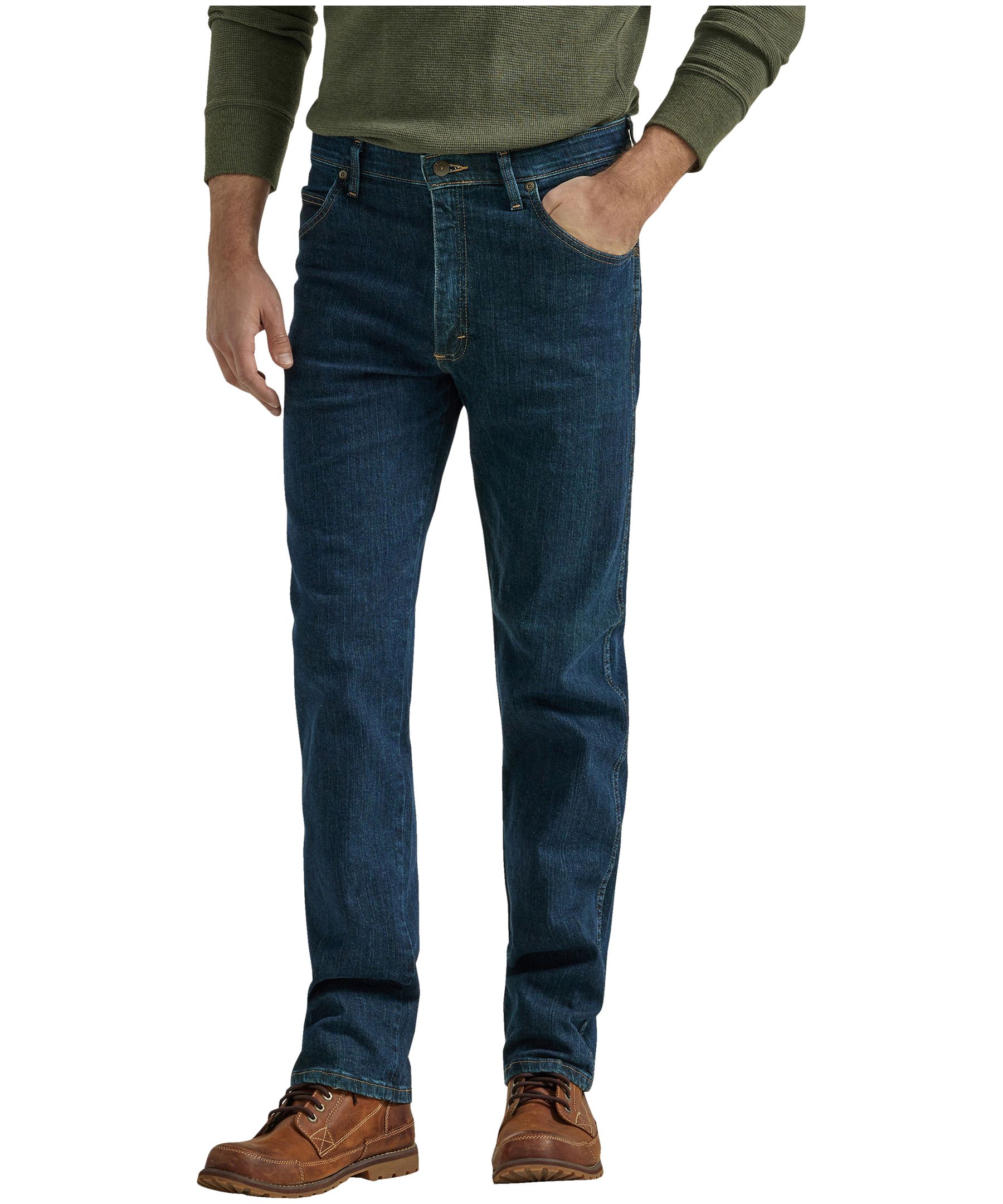 Wrangler Men's Essential Straight Leg Stretch Jeans | Marks