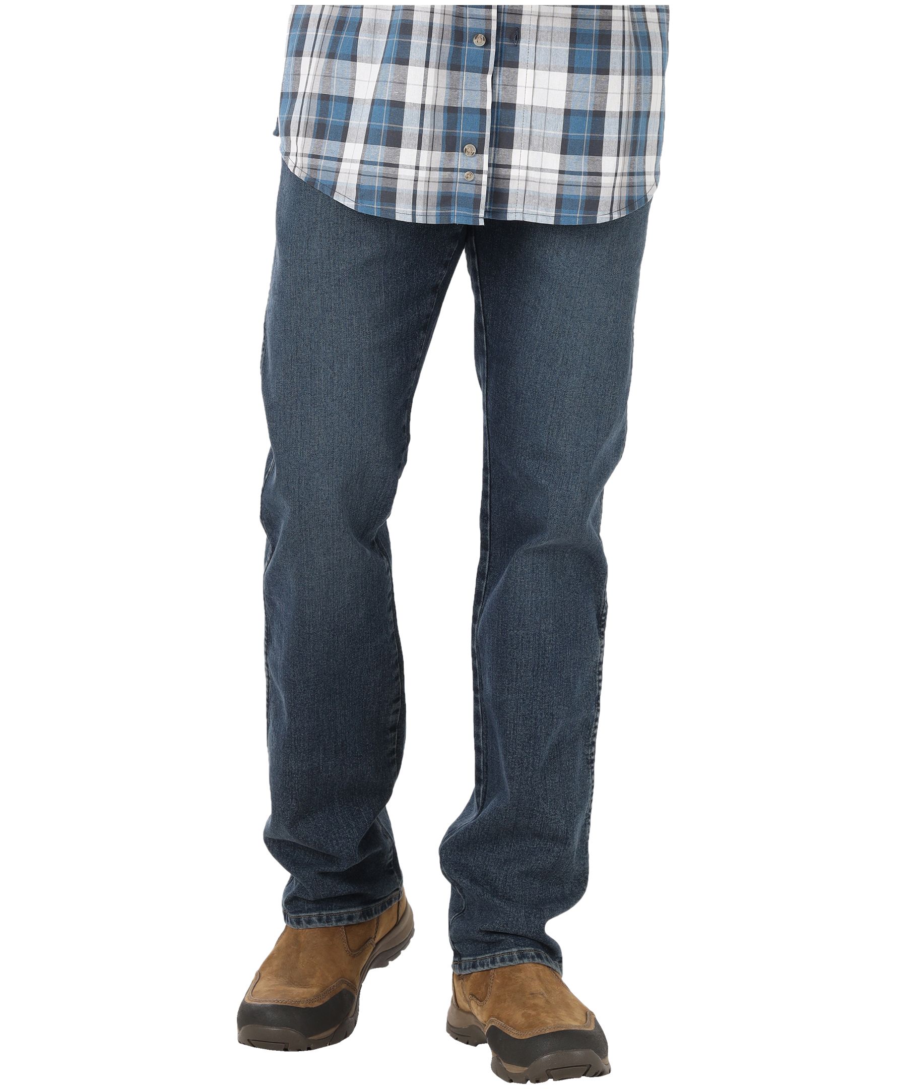 Wrangler Men's Essential Straight Leg Stretch Jeans