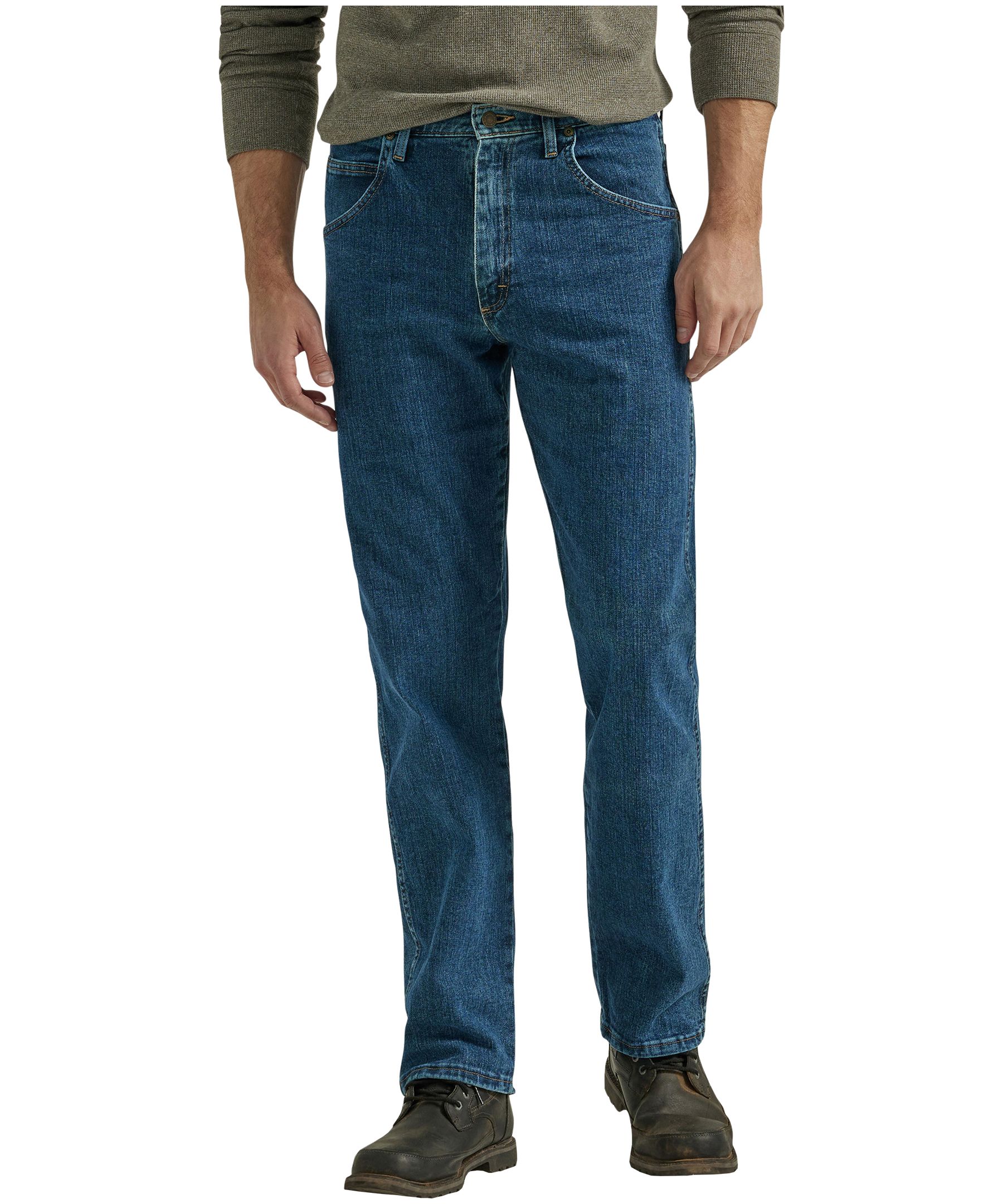 Jean extensible de coupe décontracté pour hommes, Essential, Wrangler