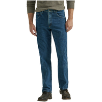 Jean extensible de coupe décontracté pour hommes, Essential, Wrangler Front_Flat