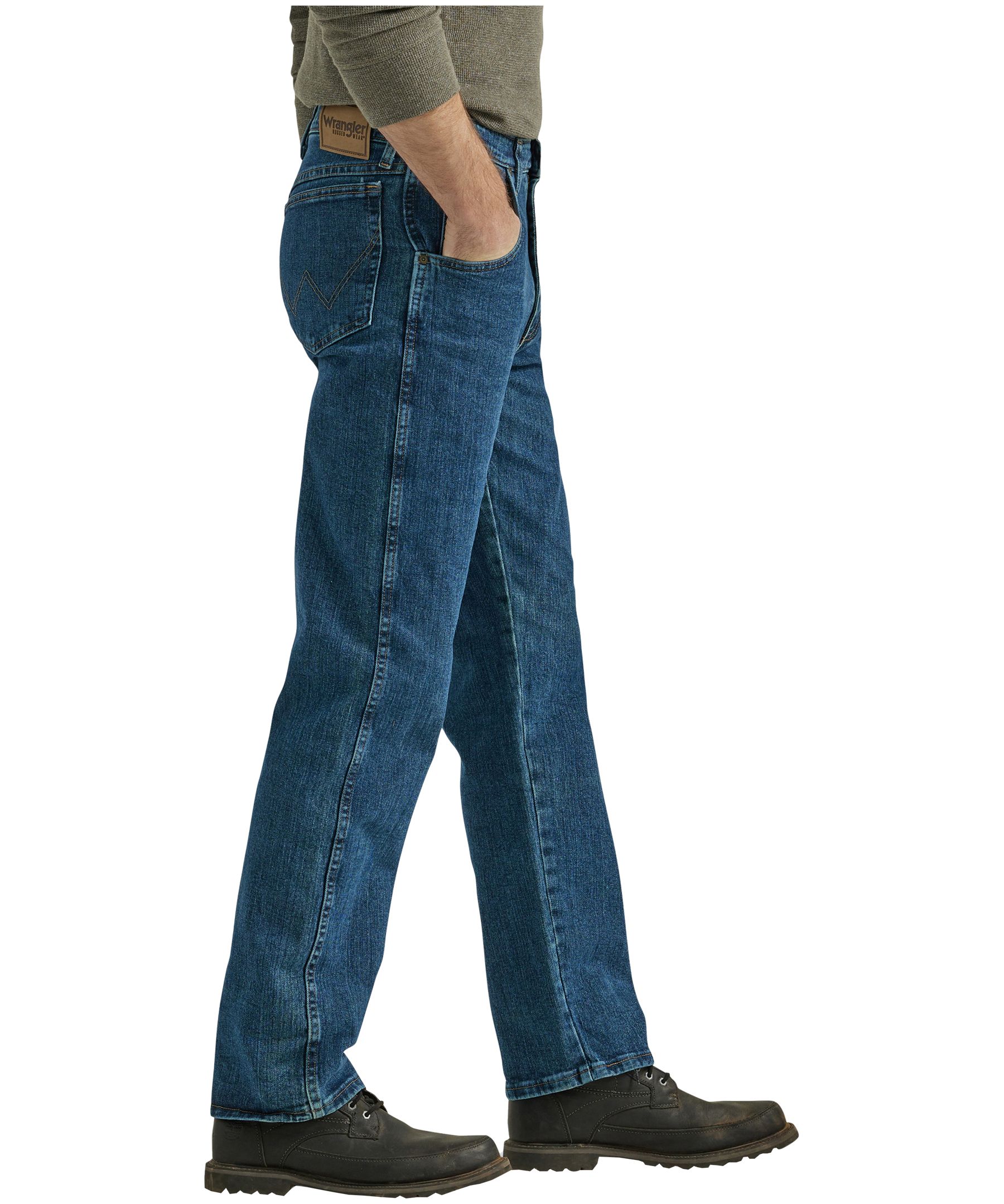 Jean extensible de coupe décontracté pour hommes, Essential, Wrangler