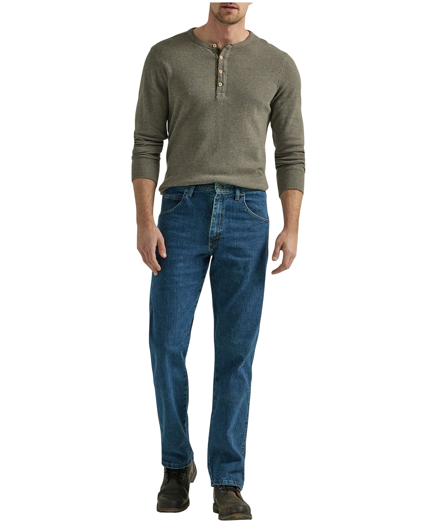 Jean extensible de coupe décontracté pour hommes, Essential, Wrangler