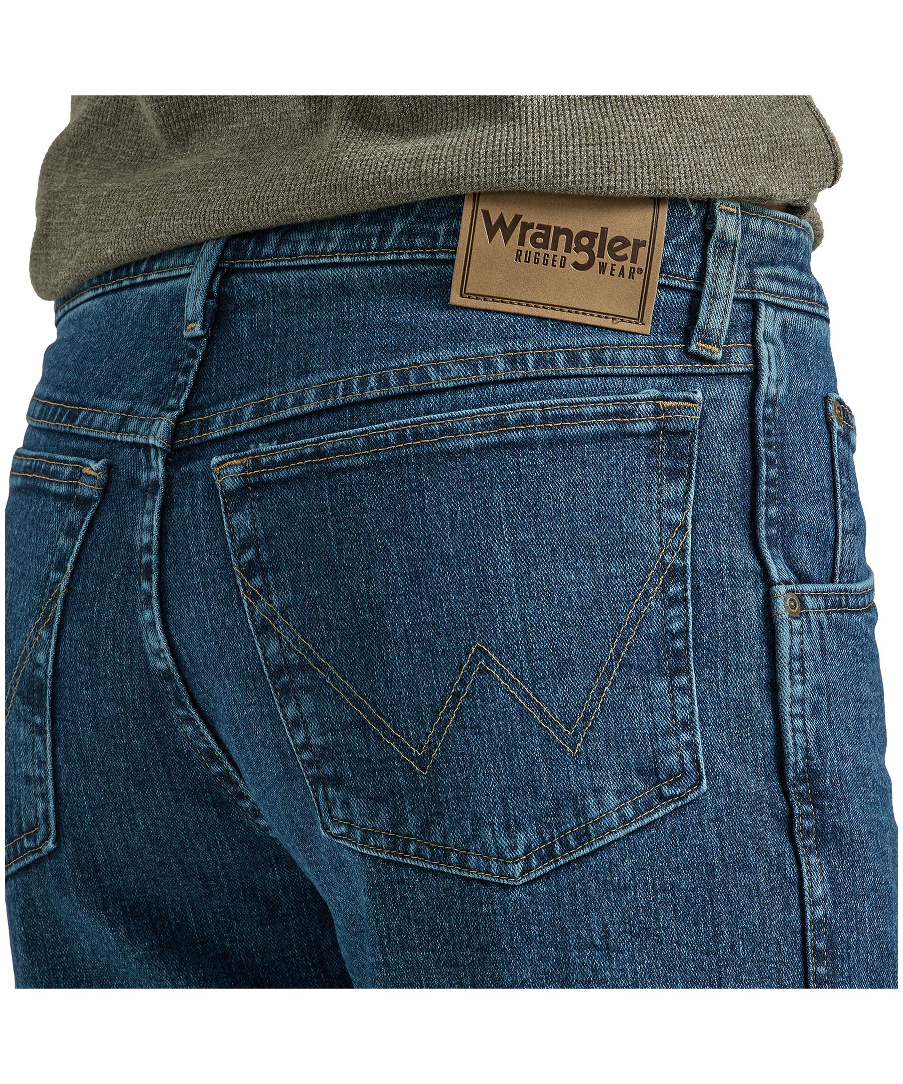 Jean extensible de coupe décontracté pour hommes, Essential, Wrangler